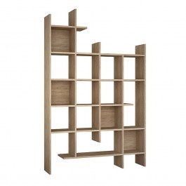 Bookcase Manco 214214 122x25,5x188cm Oak Oak