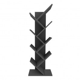 Bookcase Milton 212537 44x22x121cm Anthracite Anthracite