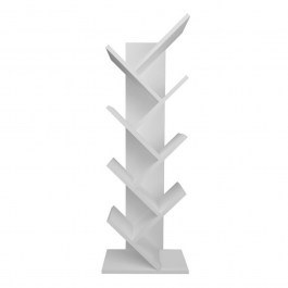Bookcase Milton 212535 44x22x121cm White White