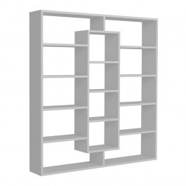 Bookcase Ample 216008 125x22x135,7cm White White