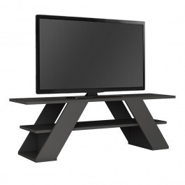Έπιπλο Tηλεόρασης Farfalla 214121 120x33,5x40cm Anthracite Anthracite
