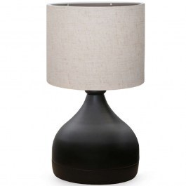 Table Lamp Neil 0123712 18,5x17x32cm 1xE27 15W Cream-Black Megapap CREAM-BLACK