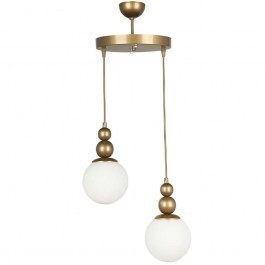 Φωτιστικό Οροφής Latona 0216717 25x25x80cm 2xE27 60W Gold Megapap GOLD