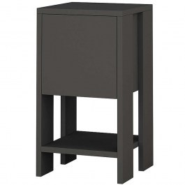 Bedside Table Ema 0207528 30x30x55cm Anthracite ANTHRACITE