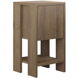 Bedside Table Ema 0230410 30x30x55cm Light Walnut LIGHT WALNUT