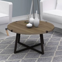 Coffee Table Mauricio 0256479 78x78x43cm Walnut-Anthracite WALNUT