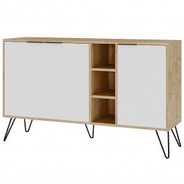 Buffet Clara 0213952 142x35,6x83cm Natural-White NATURAL-WHITE