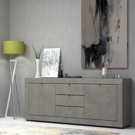 Μπουφές Ocean 0123213 210x45x86cm Anthracite ANTHRACITE
