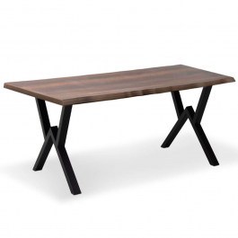 Table Walter 0212167 140x80x75cm Walnut-Black WALNUT-BLACK
