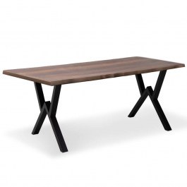 Table Walter 0212169 160x80x75cm Walnut-Black WALNUT-BLACK