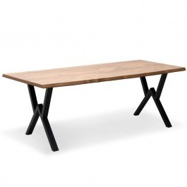 Table Walter 0212170 200x100x75cm Natural-Black NATURAL-BLACK