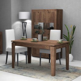 Extendable Table Helmut 0220902 160/200x90x76cm Walnut WALNUT