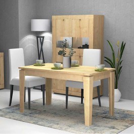 Extendable Table Helmut 0220903 160/200x90x76cm Natural NATURAL