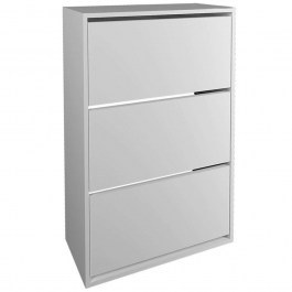 Shoe Cabinet Nave 0212617 73,6x24x110cm White WHITE