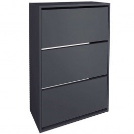 Shoe Cabinet Nave 0212619 73,6x24x110cm Anthracite ANTHRACITE