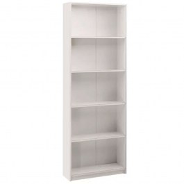 Bookcase Max 0080564 58x23x170cm White WHITE
