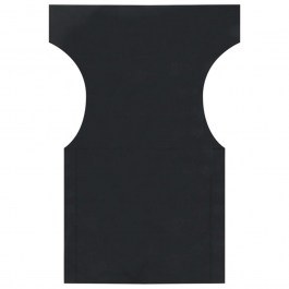 Waterproof Sailcloth For Director's Chair 0022201 56x44x80cm Black Megapap BLACK