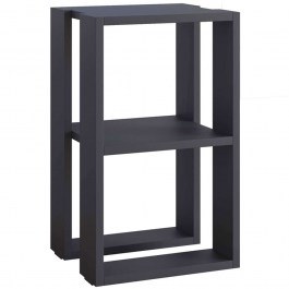 Κομοδίνο Lonie 0234821 34x30x55cm Anthracite ANTHRACITE