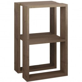 Κομοδίνο Lonie Lonie 0249817 34x30x55cm Light Walnut LIGHT WALNUT