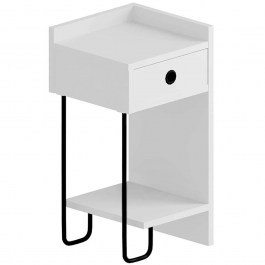 Κομοδίνο Sirius Δεξί 0214339 32x30x61cm White WHITE
