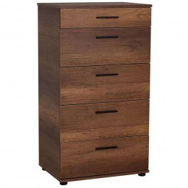 Chest Of Drawers Trendline 0094758 60x44x108cm Walnut WALNUT