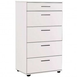Chest Of Drawers Trendline 0080433 60x44x108cm White WHITE