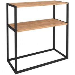 Console Castel 0212574 90x33,5x90cm Black-Oak OAK-BLACK
