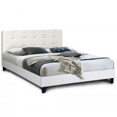 Bed For Mattress 160x200cm Sissy 0224247 212,5x166x90cm White