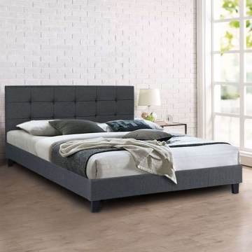 Κρεβάτι Για Στρώμα 160x200cm Sissy 0224248 212,5x166x90cm Anthracite