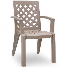 Garden Armchair Kira 0226273 58x52x87cm Cappuccino CAPPUCCINO
