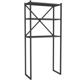 Έπιπλο Πλυντηρίου Mindy 0212629 66x34x160cm Black-Anthracite BLACK-ANTHRACITE