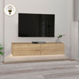 Wall TV Furniture With Led Light Aristo 0228127 135x31,6x25cm Oak OAK