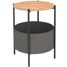Side Table Kalid 0212584 D43x60cm Oak-Grey OAK