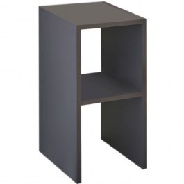 Bedside Table Tagore 0226162 30x30x60cm Anthracite ANTHRACITE