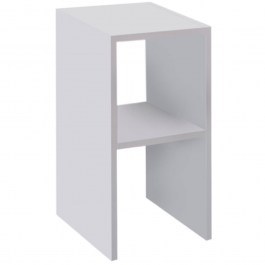 Bedside Table Tagore 0226160 30x30x60cm White WHITE
