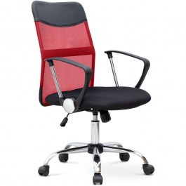 Office Chair Franco 0223110 59x57x95/105cm Red-Black RED-BLACK