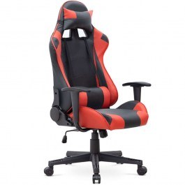 Office Chair Alonso 0223120 67x70x125/135cm Black-Red BLACK-RED