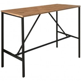 Stand-Bar Table Crego 0226170 100x45x89cm Oak-Black OAK-BLACK