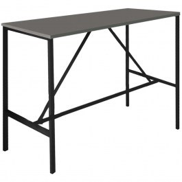 Stand-Bar Table Crego 0226171 100x45x89cm Anthracite-Black ANTHRACITE-BLACK