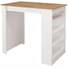 Stand-Bar Table Monaco 0228196 120x51,6x101,8cm White-Oak WHITE-OAK