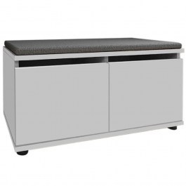 Shoe Rack Twain 0226156 80x35x42cm White WHITE