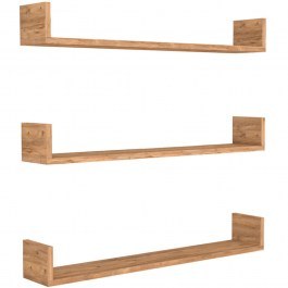 Ραφιέρα Τοίχου Tyrion (Σετ 3Τμχ) 0212613 90x15x12cm Oak OAK