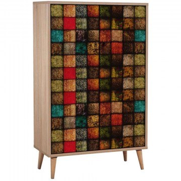 Shoe Cabinet - Closet Soho 0234378 80x36x127cm Multi