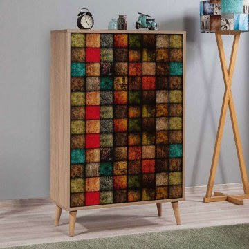 Shoe Cabinet - Closet Soho 0234378 80x36x127cm Multi