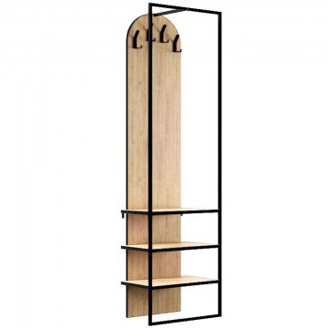 Έπιπλο Εισόδου Archy 0234827 53x31,7x180cm Oak-Black