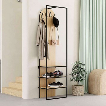Entrance Furniture Archy 0234827 53x31,7x180cm Oak-Black