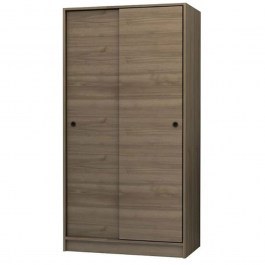 Ντουλάπα Δίφυλλη Misra 0261556 94x52x182cm Walnut WALNUT