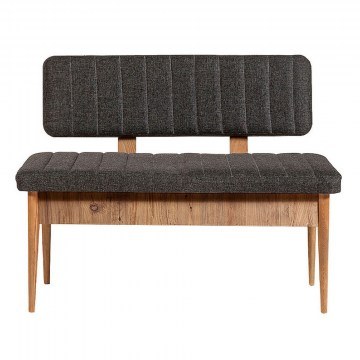 Sofa Two-seater Alden 0234416 110x40x85cm Anthracite