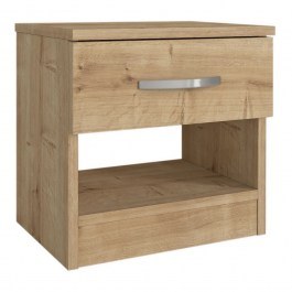 Bedside Table Lube 0228210 40x28,2x40cm Sapphire Oak OAK