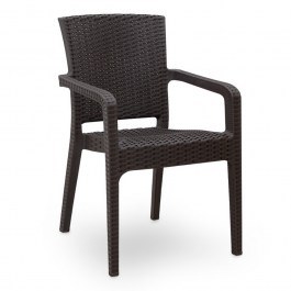 Armchair Clio 0226266 57x55x86cm Brown BROWN